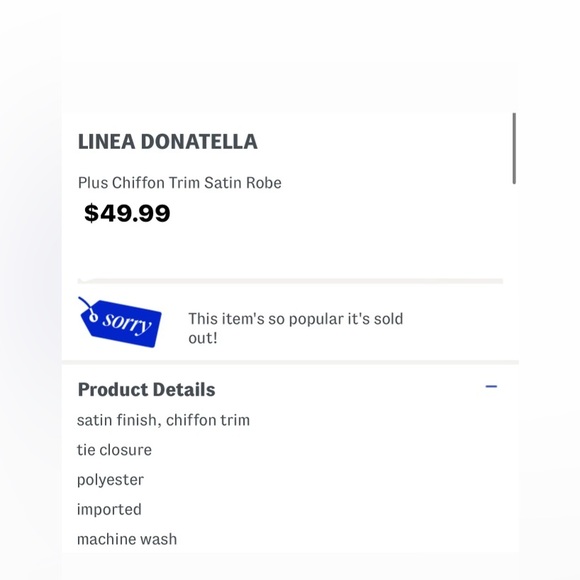 3X Satin Robe 🖤 - Picture 3 of 3